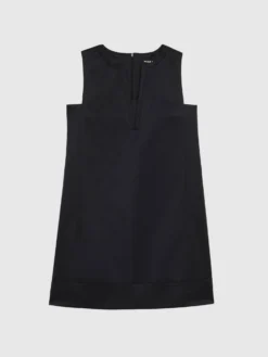 PAULE KA Robe Courte à Col Graphique En Satin Duchesse -PAULE KA Boutique paule ka 22E169R39 999 6 scaled