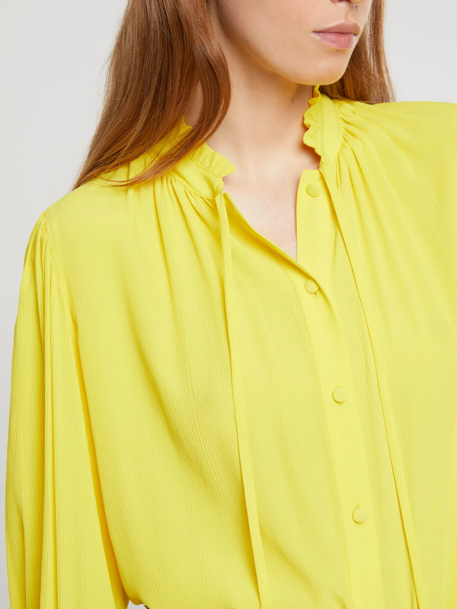 PAULE KA Chemisier Fluide En Crépon De Soie 2 PAULE KA Chemisier Fluide En Crépon De Soie – Image 2