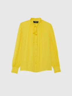 PAULE KA Chemisier Fluide En Crépon De Soie 9 PAULE KA Chemisier Fluide En Crépon De Soie -PAULE KA Boutique paule ka 22E177C003 221 6 scaled