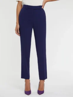 PAULE KA Pantalon Cigarette 7/8ème En Crêpe Envers Satin 6 PAULE KA Pantalon Cigarette 7/8ème En Crêpe Envers Satin -PAULE KA Boutique paule ka 22E180P023 696 3 scaled