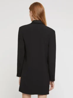 PAULE KA Robe Tailleur Cache-cœur En Crêpe Envers Satin -PAULE KA Boutique paule ka 22E180R091 999 4 scaled