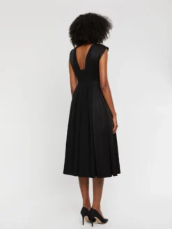 PAULE KA Robe Midi Volumineuse En Crêpe -PAULE KA Boutique paule ka 22E180R56 999 4 scaled