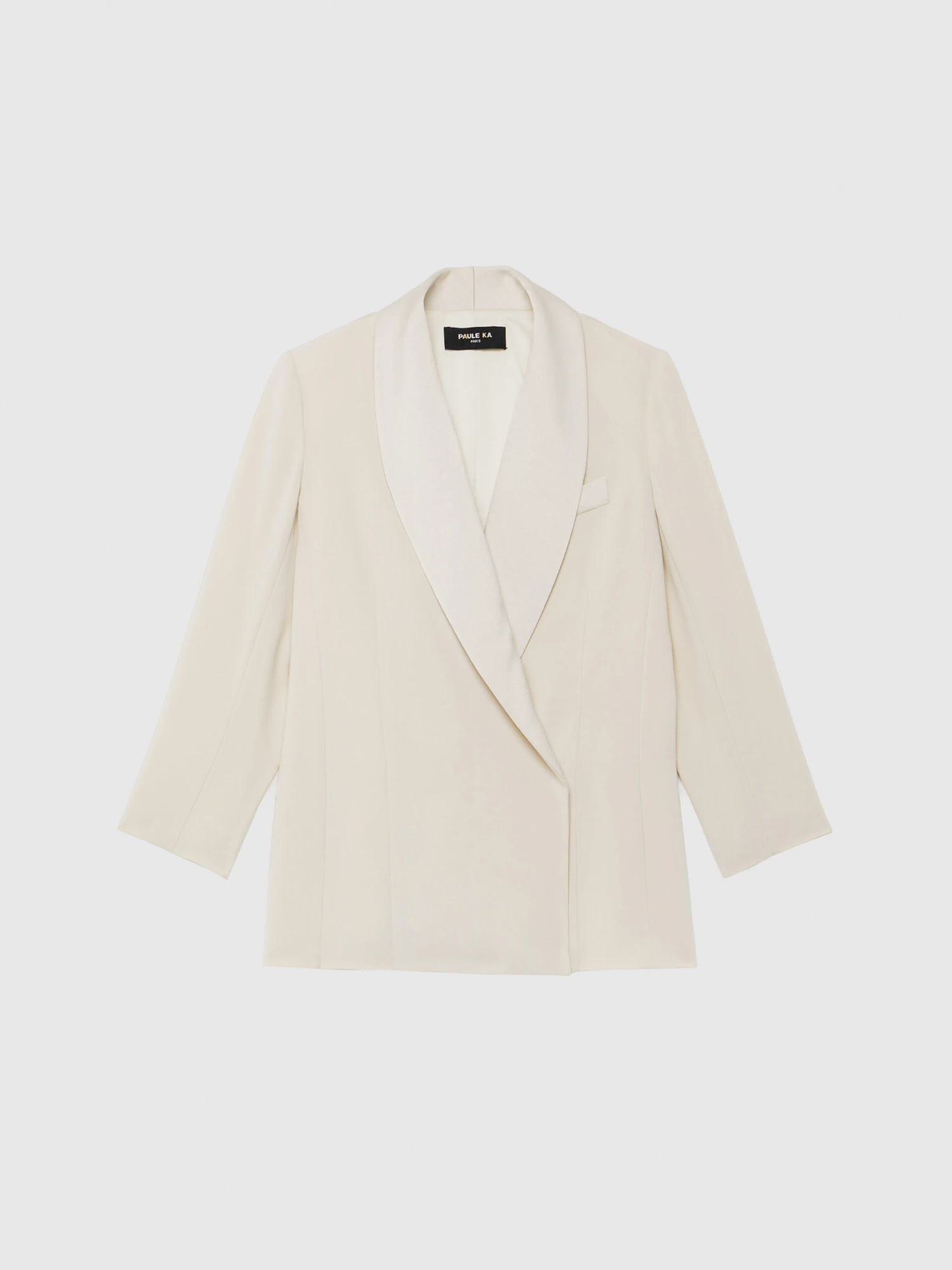 PAULE KA Veste De Smoking En Crêpe Envers Satin 5 PAULE KA Veste De Smoking En Crêpe Envers Satin – Image 5