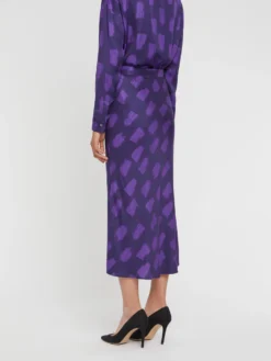 PAULE KA Jupe Mi-longue En Viscose Imprimé Tacheté 8 PAULE KA Jupe Mi-longue En Viscose Imprimé Tacheté -PAULE KA Boutique paule ka 22E191J015 9642 4 scaled