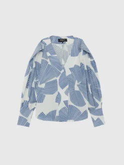 PAULE KA Blouse à Fleurs En Popeline De Coton -PAULE KA Boutique paule ka 22E192C002 1063 6 scaled