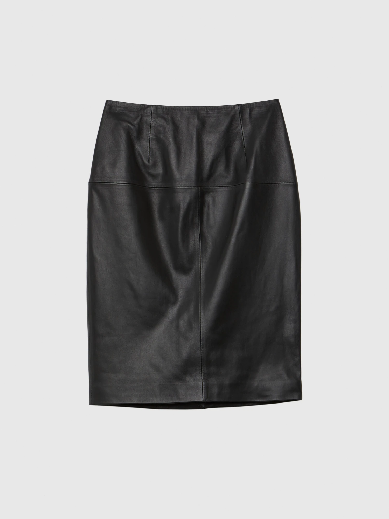 PAULE KA Jupe Droite En Cuir D'agneau 5 PAULE KA Jupe Droite En Cuir D'agneau – Image 5