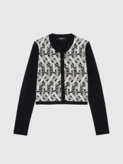 PAULE KA Gilet Court En Guipure -PAULE KA Boutique paule ka 22E405CA02 9902 6 scaled