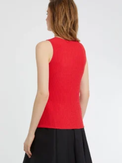 PAULE KA Débardeur En Coton Côtelé -PAULE KA Boutique paule ka 22E406DE01 452 4 scaled