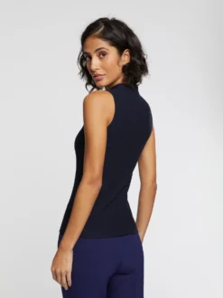 PAULE KA Débardeur Col Montant En Coton Côtelé -PAULE KA Boutique paule ka 22E406DE05 699 4 scaled