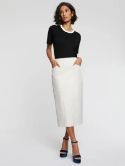 PAULE KA Pull Manches Courtes En Soie Et Coton