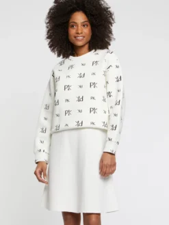 PAULE KA Sweat-shirt Brodé En Double Jersey -PAULE KA Boutique paule ka 22E450PU11 102 3 scaled