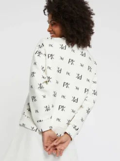 PAULE KA Sweat-shirt Brodé En Double Jersey -PAULE KA Boutique paule ka 22E450PU11 102 4 scaled