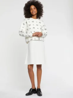 PAULE KA Sweat-shirt Brodé En Double Jersey -PAULE KA Boutique paule ka 22E450PU11 102 6 scaled