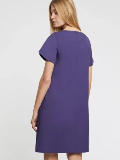 PAULE KA Robe Courte Trapèze En Popeline De Coton -PAULE KA Boutique paule ka 22H100R027 541 4 scaled