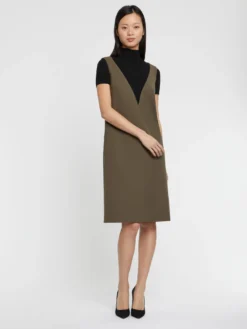 PAULE KA Robe Courte Trapèze En Trompe L'œil -PAULE KA Boutique paule ka 22H125R081 7499 3 scaled