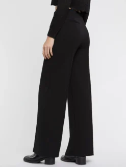 PAULE KA Pantalon Fendu Coupe Flare En Jersey -PAULE KA Boutique paule ka 22H126P021 999 4 scaled