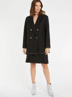 PAULE KA Mini-jupe En Tweed Lurex -PAULE KA Boutique paule ka 22H130J011 999 3 scaled