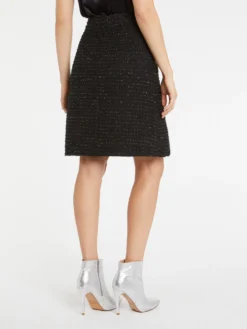 PAULE KA Mini-jupe En Tweed Lurex -PAULE KA Boutique paule ka 22H130J011 999 4 scaled