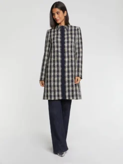PAULE KA Manteau Mi-long En Tweed Pied-de-coq 7 PAULE KA Manteau Mi-long En Tweed Pied-de-coq -PAULE KA Boutique paule ka 22H131M009 9902 3 scaled