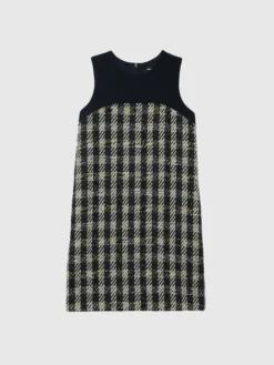 PAULE KA Robe Trapèze à Motif Pied-de-coq -PAULE KA Boutique paule ka 22H131R035 9902 6 scaled