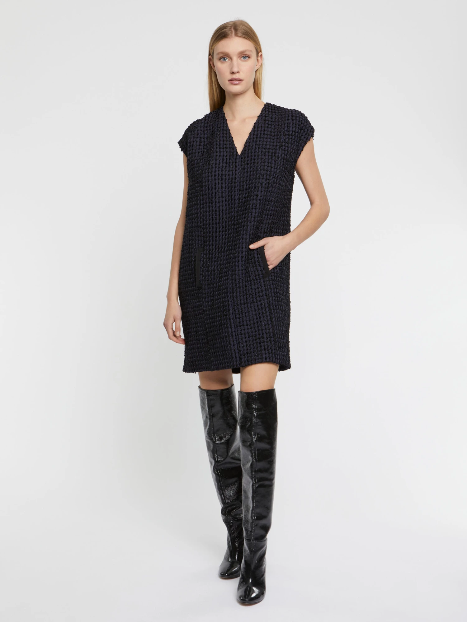 PAULE KA Robe En Tweed Ruban 1 PAULE KA Robe En Tweed Ruban