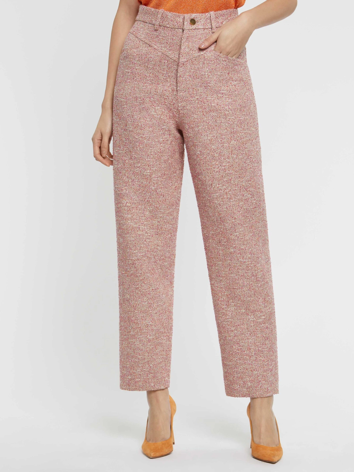PAULE KA Pantalon Carotte En Tweed 3 PAULE KA Pantalon Carotte En Tweed – Image 3
