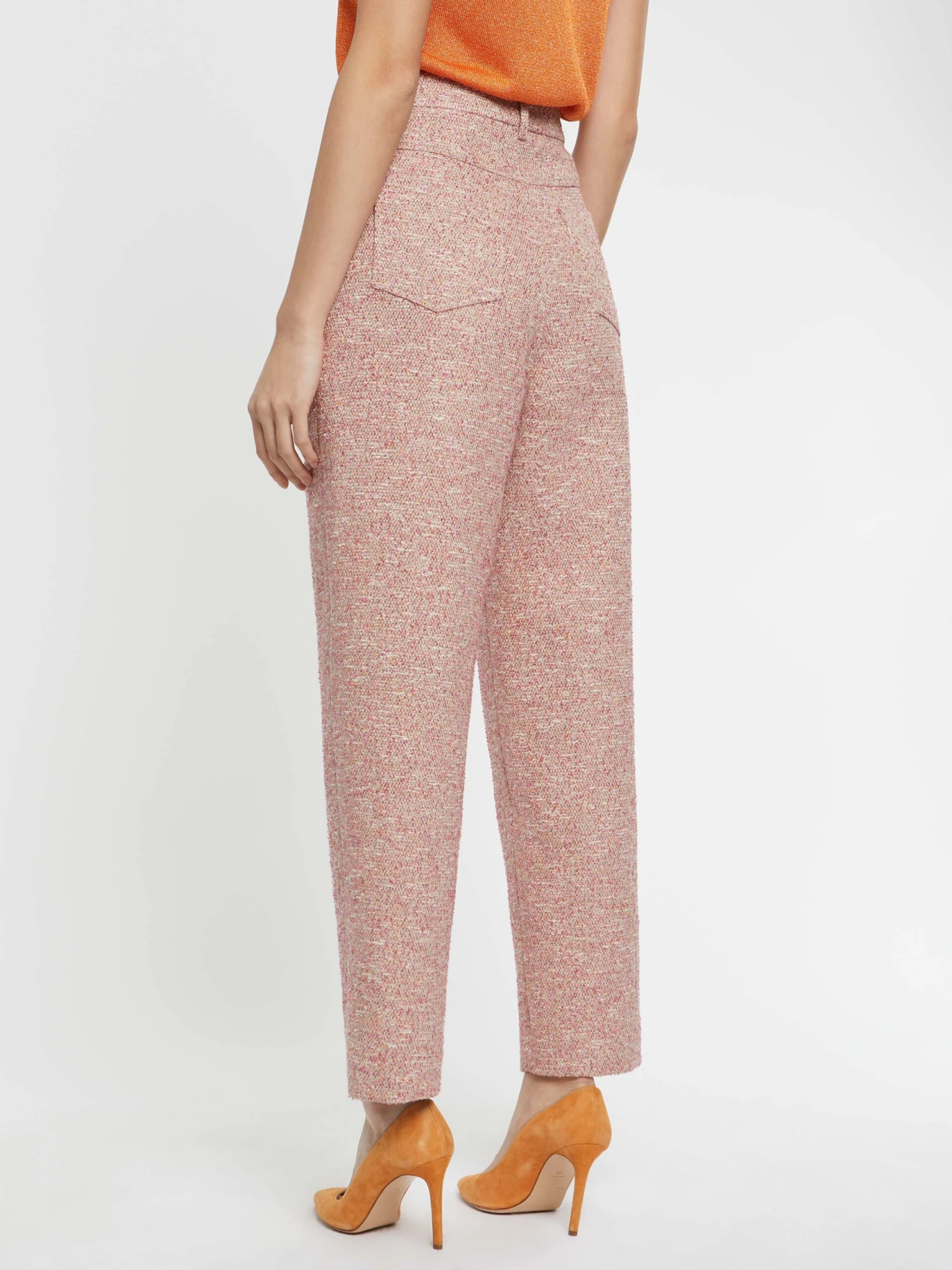PAULE KA Pantalon Carotte En Tweed 4 PAULE KA Pantalon Carotte En Tweed – Image 4