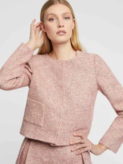 PAULE KA Veste Courte En Tweed -PAULE KA Boutique paule ka 22H133V014 099 3 scaled