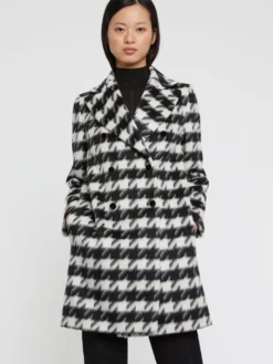 PAULE KA Manteau Droit à Motif Pied-de-coq 6 PAULE KA Manteau Droit à Motif Pied-de-coq -PAULE KA Boutique paule ka 22H135M019 9910 3 scaled