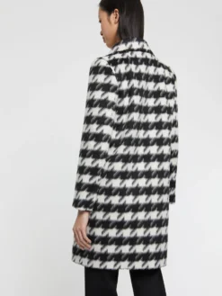 PAULE KA Manteau Droit à Motif Pied-de-coq 7 PAULE KA Manteau Droit à Motif Pied-de-coq -PAULE KA Boutique paule ka 22H135M019 9910 4 scaled