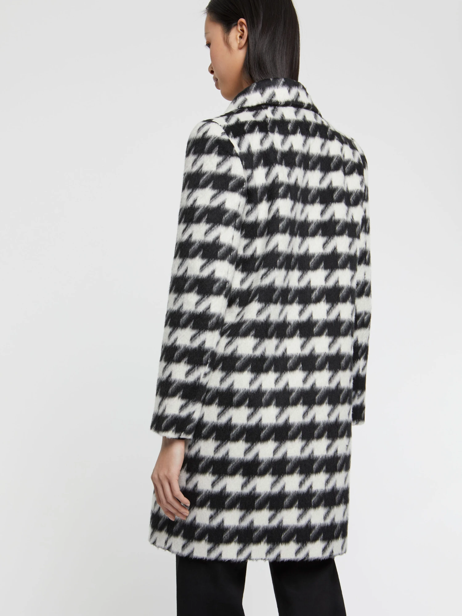 PAULE KA Manteau Droit à Motif Pied-de-coq 4 PAULE KA Manteau Droit à Motif Pied-de-coq – Image 4