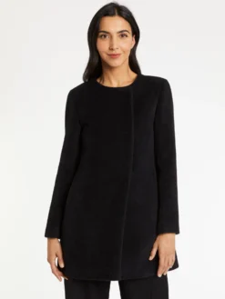 PAULE KA Manteau Mi-long En Alpaga -PAULE KA Boutique paule ka 22H136M92 999 3 scaled