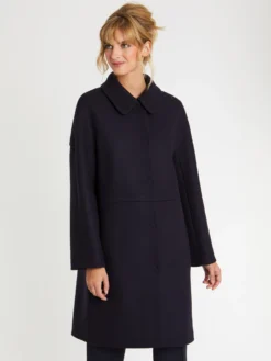 PAULE KA Manteau Droit En Drap De Laine -PAULE KA Boutique paule ka 22H140M83 699 3 scaled