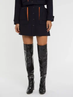 PAULE KA Mini-jupe Boutonnée Devant 8 PAULE KA Mini-jupe Boutonnée Devant -PAULE KA Boutique paule ka 22H142J005 6917 3 scaled