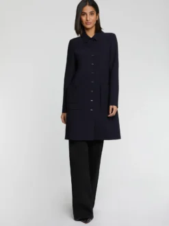 PAULE KA Manteau Mi-long à Poches