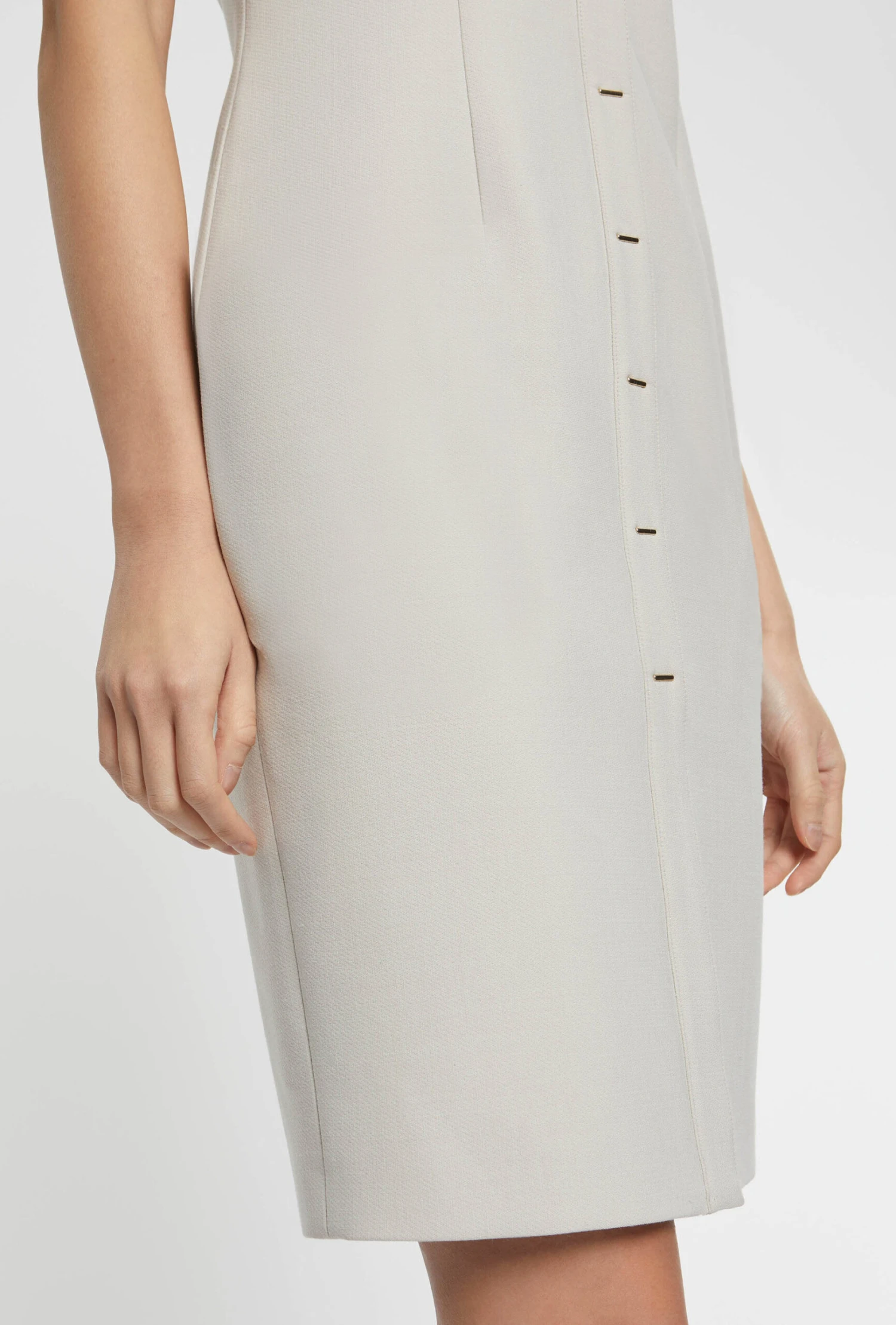 PAULE KA Robe Droite Boutonnée 2 PAULE KA Robe Droite Boutonnée – Image 2