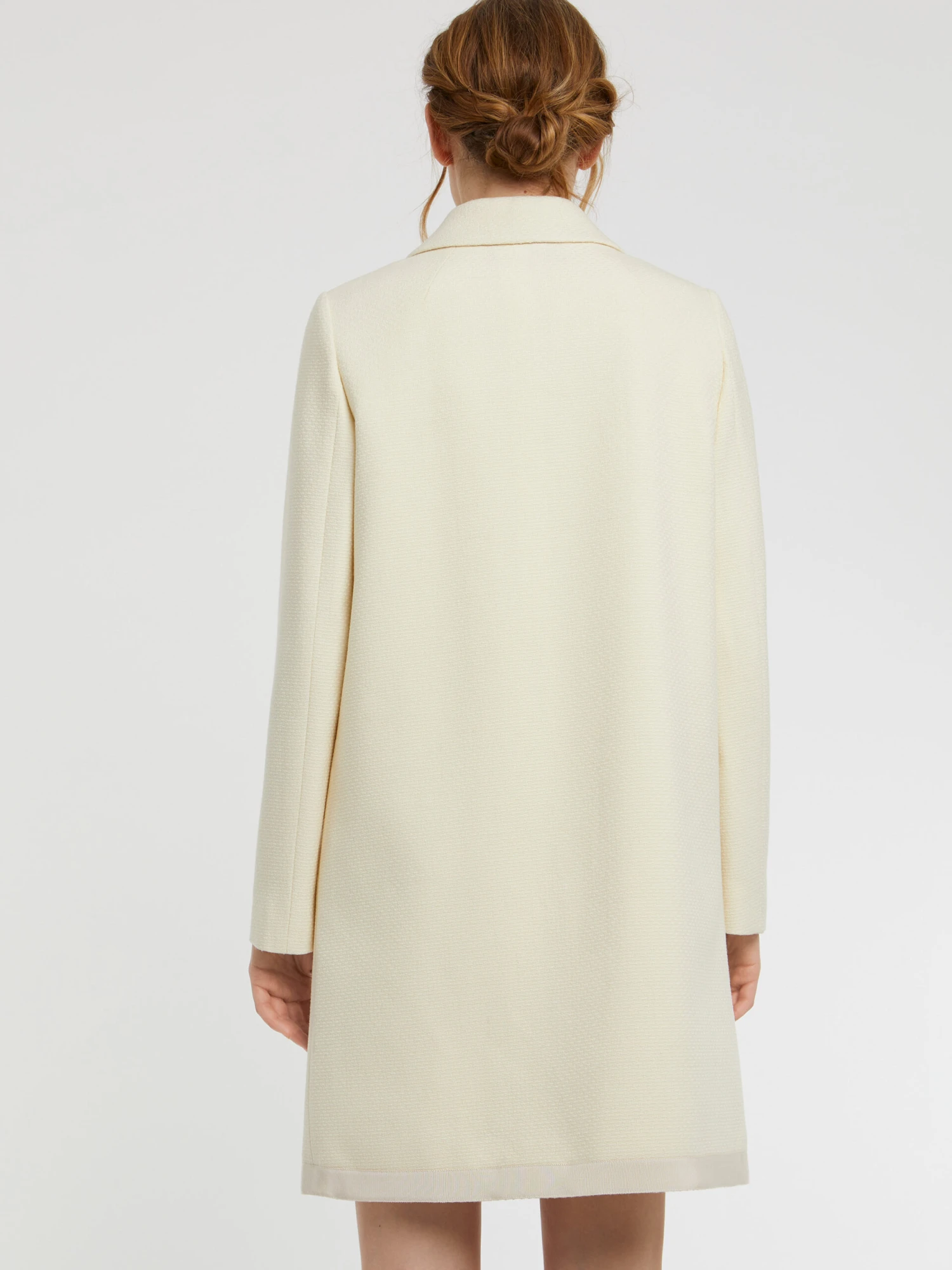 PAULE KA Manteau Mi-long En Laine Et Ruban 4 PAULE KA Manteau Mi-long En Laine Et Ruban – Image 4