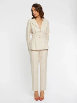 PAULE KA Pantalon Cigarette En Flanelle