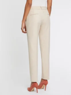 PAULE KA Pantalon Cigarette En Flanelle -PAULE KA Boutique paule ka 22H146P023 320 4 scaled