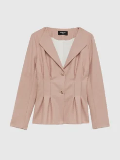 PAULE KA Veste Cintrée En Flanelle -PAULE KA Boutique paule ka 22H146V009 466 6 scaled