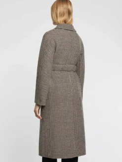 PAULE KA Manteau Long à Motifs Pied-de-poule En Laine 7 PAULE KA Manteau Long à Motifs Pied-de-poule En Laine -PAULE KA Boutique paule ka 22H152M008 3931 4 scaled