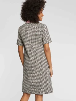 PAULE KA Robe à Col à Motif Pied-de-coq -PAULE KA Boutique paule ka 22H160R011 099 4 scaled