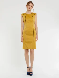 PAULE KA Robe Droite En Satin