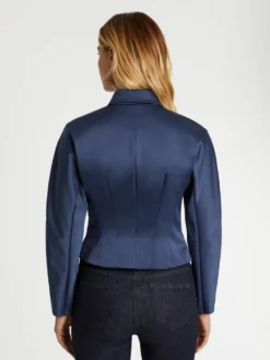 PAULE KA Veste Courte Cintrée En Satin -PAULE KA Boutique paule ka 22H169V017B 612 4 scaled