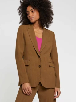 PAULE KA Veste De Tailleur Cintrée En Toile De Viscose 6 PAULE KA Veste De Tailleur Cintrée En Toile De Viscose -PAULE KA Boutique paule ka 22H178V003 375 3 scaled