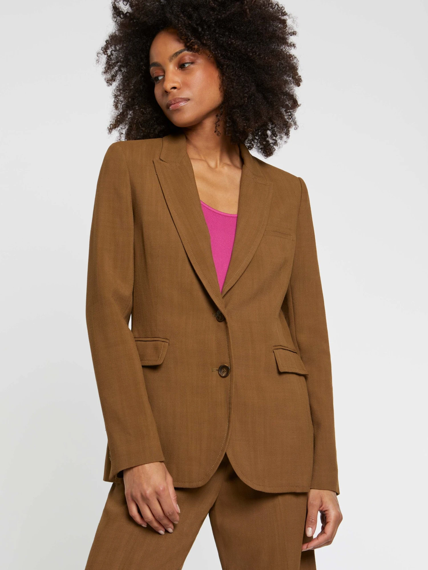 PAULE KA Veste De Tailleur Cintrée En Toile De Viscose 3 PAULE KA Veste De Tailleur Cintrée En Toile De Viscose – Image 3