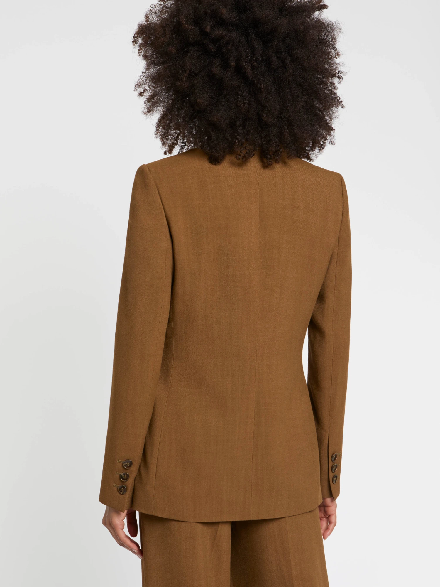 PAULE KA Veste De Tailleur Cintrée En Toile De Viscose 4 PAULE KA Veste De Tailleur Cintrée En Toile De Viscose – Image 4