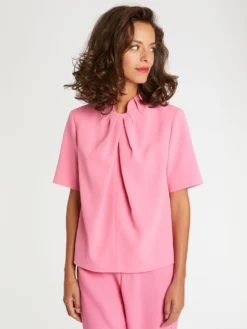 PAULE KA Haut Plissé En Tissu Crêpe