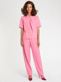 PAULE KA Haut Plissé En Tissu Crêpe -PAULE KA Boutique paule ka 22H180H015 468 3 scaled