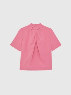 PAULE KA Haut Plissé En Tissu Crêpe -PAULE KA Boutique paule ka 22H180H015 468 6 scaled